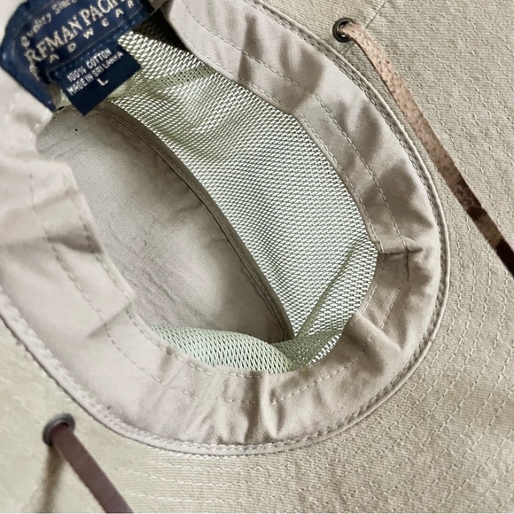 Dorfman Pacific Headwear Brushed Twill and Mesh Safari Bucket Hat Unisex Green L - Picture 8 of 11